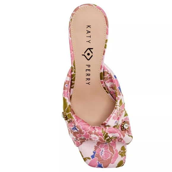 Katy Perry Tooliped Twisted Slip-on Sandals Vintage Pink 5.5 - Picture 4 of 8